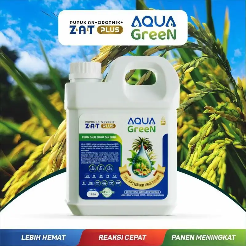 Pupuk Organik Cair untuk Padi dari AQ Green Pupuk Organik Cair Untuk Padi Dari Aq Green
